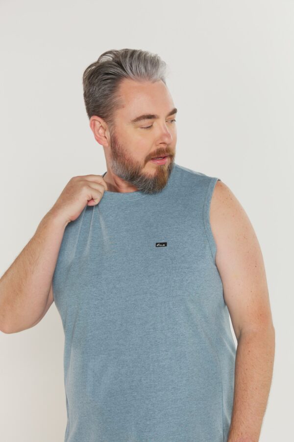 Regata Plus Size Azul